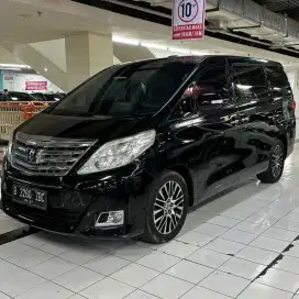 TDP35jt Toyota Alphard 2.4 G ATPM Pilot Seat 2012 Hitam Kredit Murah