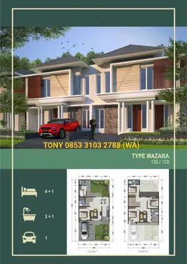 Rumah 2Lt Surabaya Murah tanpa BI Cheking Ang mulai 2Jt/Bln dkt OERR