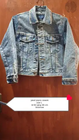 Jaket jeans wanita