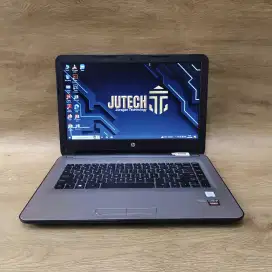 Laptop Gaming Hp Slim Core i5 Gen 7 Ram 16GB Dual VGA  bonus Mouse Bar