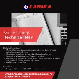 TECHNICAL MAN (OPERASIONAL)