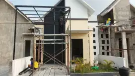 Kanopi pintu almini atap galvalum renovasi bangun baru dll