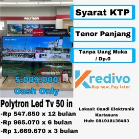 Open Kredit Polytron Led TV 50 in