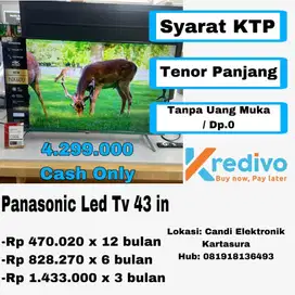 Open Kredit Panasonic Led Tv 43 in