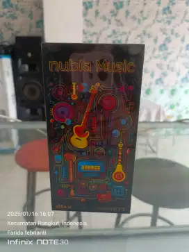 Nubia Music 4+4/128gb baru garansi resmi 1th bisa TT Kredit