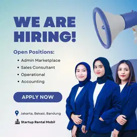 Lowongan Kerja Gen Z Admin, Content Creator, Accounting, Sales