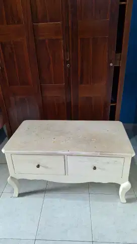 Meja Jati 2 Pintu