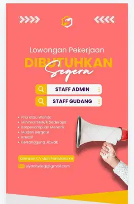 LOKER TERBARU 2025 BANDUNG