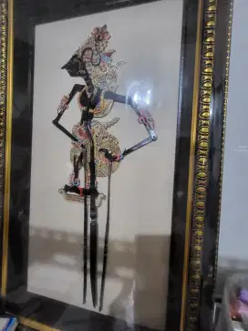 Dijual pajangan wayang indonesia in frame