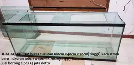 akuarium 180c kaca 12ml