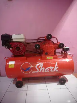 Mesin kompresor shark 2 hp penggerak honda gx 160