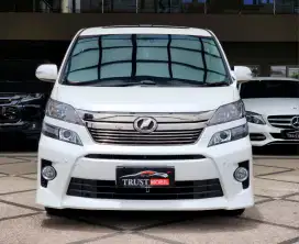 DP10% !! TOYOTA VELLFIRE 2.4 ZG PILOT SEAT FULL SPEC 2013 PUTIH