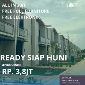 RUMAH CENDANA DENGAN FUNITURE SIAP HUNI