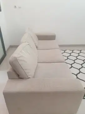 Sofa mewah jumbo + meja kayu berat kursi bangku bukn vinotti cellini