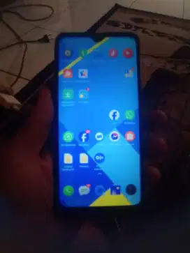 REALME C2 Ram 2/32 minus retak semua normal