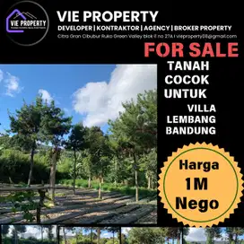 Dijual Tanah Lembang view pegunungan cocok untuk cafe atau Villa