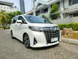 Toyota Alphard 2019 G Putih Low Km Rendah Pemakai Pribadi Jarang Pakai