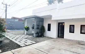 Villa dengan kolam renang Modern Aestetic Minimalis dg konsep Rumah