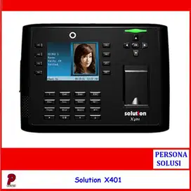 Solution X401 - Mesin Absensi dan Akses kontrol Sidik Jari dengan Foto