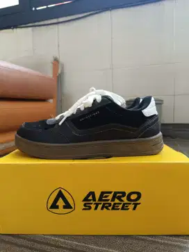 aero street Austin coklat tua hitam sepatu sneakers casual