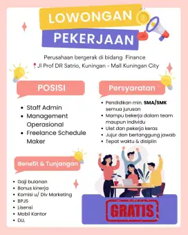 LOKER SMA/SMK JAKARTA