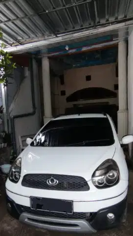 Geely LC Cross Putih 2011 Manual Bensin 1300cc Plat N Mlg Pajak Hidup