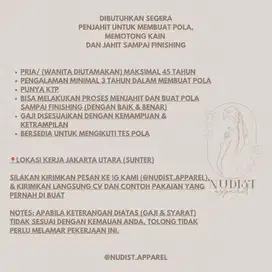 DIBUTUHKAN SEGERA