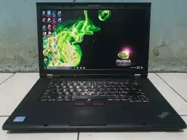 LENOVO W530 CORE I7 NVIDIA RAM8GB/SSD LAYAR IPS FULLHD FULL APLIKASI