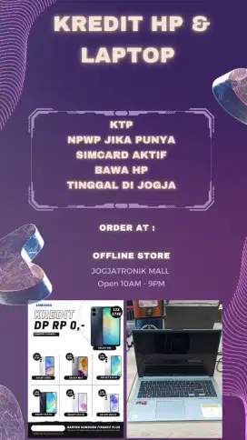 KREDIT IPHONE TANPA DP JOGJATRONIK MALL