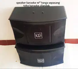 SPEAKER KARAOKE 10 INCHI  3way suara bagus