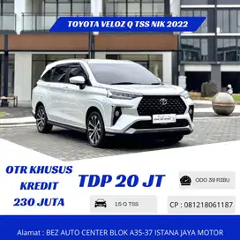 Dp Minim Toyota Veloz Q TSS NIK 2022 Putih