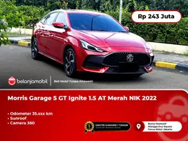 [ SUNROOF ] MG Morris Garage 5 GT Ignite 1.5 AT Merah 2022/2023