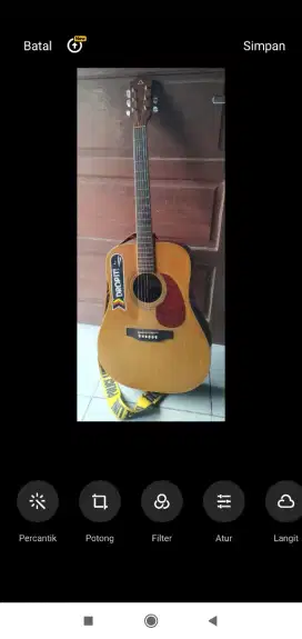 Gitar akustik elektrik ori anderson mantap siap pakai nett