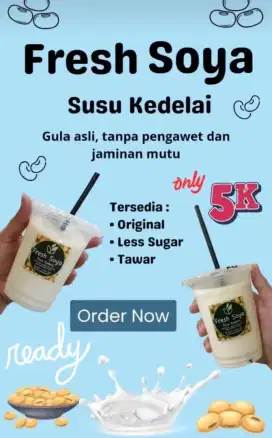 Fresh Soya Susu Kedelai Segar Murni