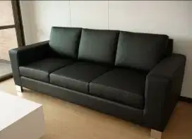 Sofa 3 dudukan  hitam