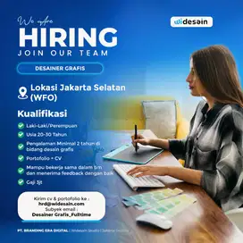 Loker Desainer Grafis Jaksel