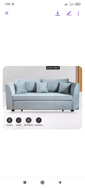 Sofabed ivory eksclussive
