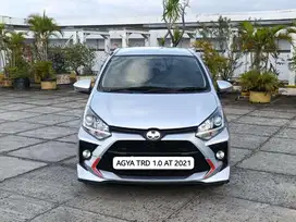 TOYOTA AGYA G TRD SPORTIVO 1.2 AT 2021/KM62RB/PAJAK HIDUP