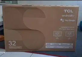 Tv led tcl 32 android tv fhd baru