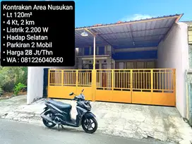 Kontrakan Area Nusukan Dengan 4 Kamar, Dekat Sumber dan Manahan