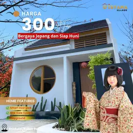 Dijual Rumah Murah 1 Lantai Bergaya Jepang, Siap Huni