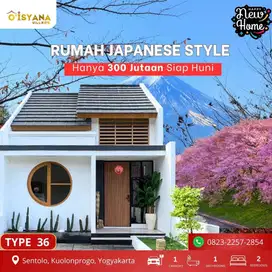 Dijual Rumah Murah 1 Lantai Bergaya Jepang, Siap Huni