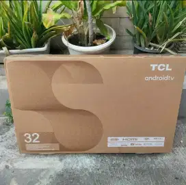 Tv led tcl 32 android tv hd baru