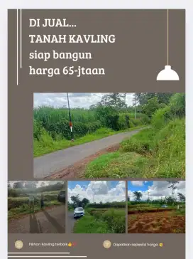 Tanah kavling siap bangun.