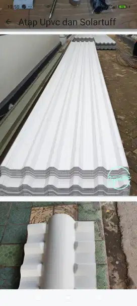 Atap UPVC SINGLE Layer Baja Ringan