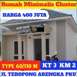 Rumah Baru Type 60/110 Jl Teropong Ujung  Kota Pekanbaru