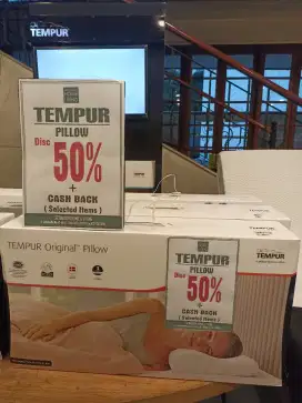 Bantal kesehatan. Merek Tempur diskon50%