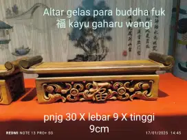 Altar ( tatakan ) gelas sembayang