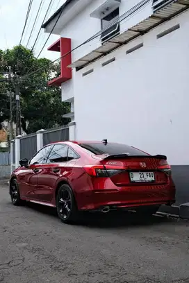 Like New! Honda all new Civic Turbo RS 2024 CVT Merah red bandung