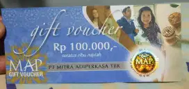 Voucher MAP Pecahan 100ribu